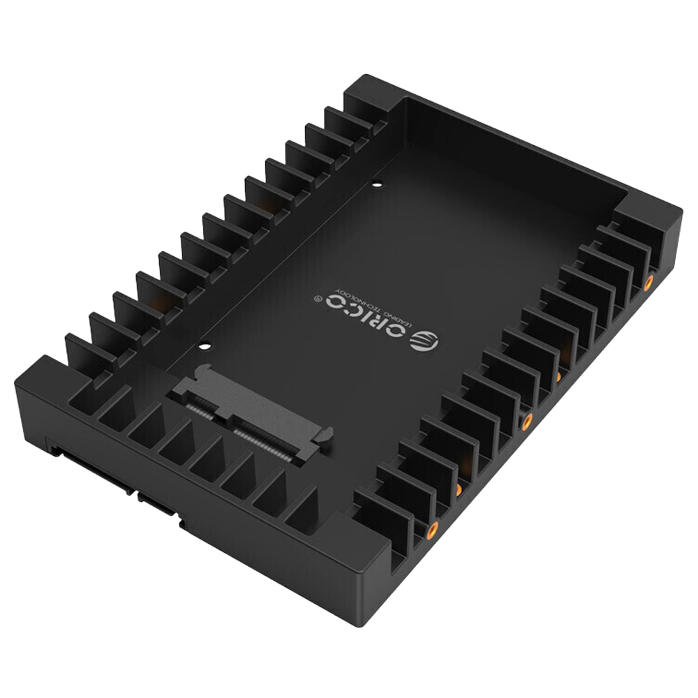(HDD-ADAPTER) Adaptateur de disque dur 2.5" vers 3.5" - Plastique - Jusqu'à 6Gbps - Interface SATA I, II, III - Capacité illimitée - 147 x 101 x 26.3 mm