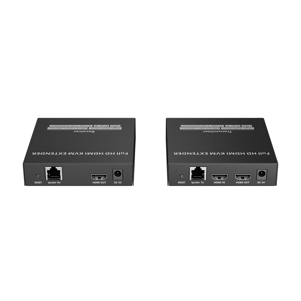 (HDMI-EXT-1080p60-KVM150) Signal HDMI Extender KVM - Portée 150 m - Résolution FHD - Autorise les connexions 1:M
