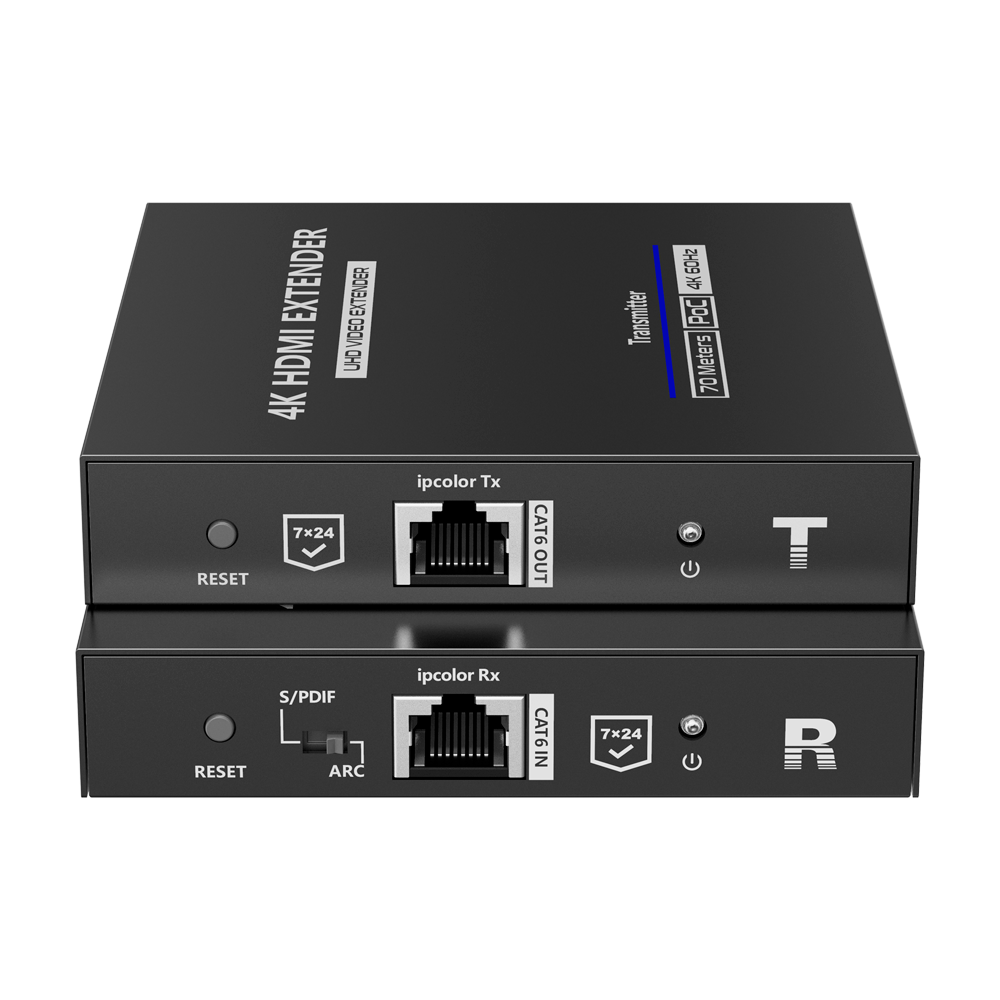 (HDMI-EXT-4K60) Extenseur de signal HDMI - Portée 70 m - Résolution 4K - Autorise les connexions 1:1
