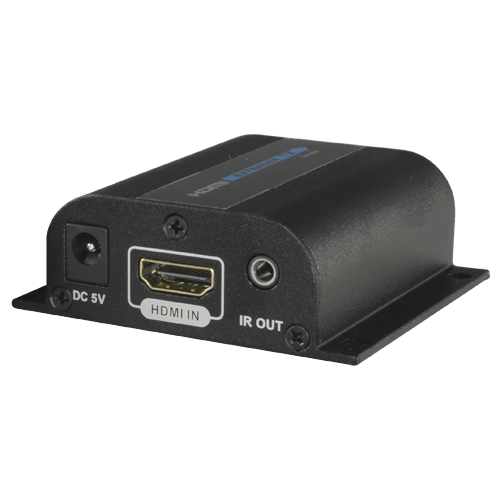 (HDMI-EXT-PRO-4K-RX) Extender actif HDMI 4K - Récepteur compatible avec HDMI-EXT-PRO-4K [%VAR%] - Portée 120 m sur câble UTP Cat 6 - Transmission infrarouge - Permet une connexion point à point jusqu'à 253 récepteurs
