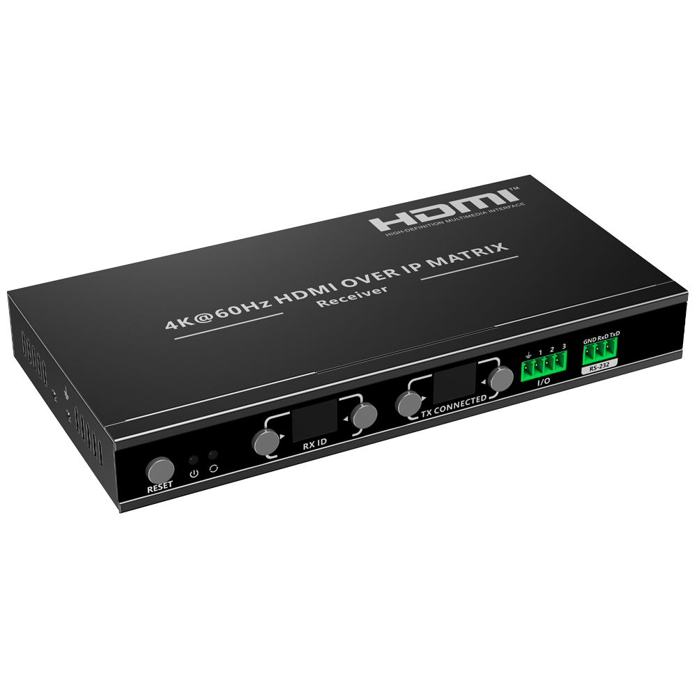 (HDMI-MATRIX-PRO-4K-V2-RX) Matriz de señal HDMI IP - Permite NxM - Resolución 4K - Incluye 1 receptor