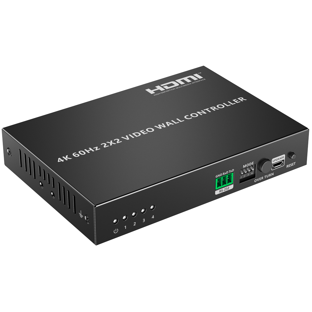 (HDMI-VW-4-4K) Electronica Videowall HDMI - Videowall 2x2 - Permite 1:4 - Resolución 4K