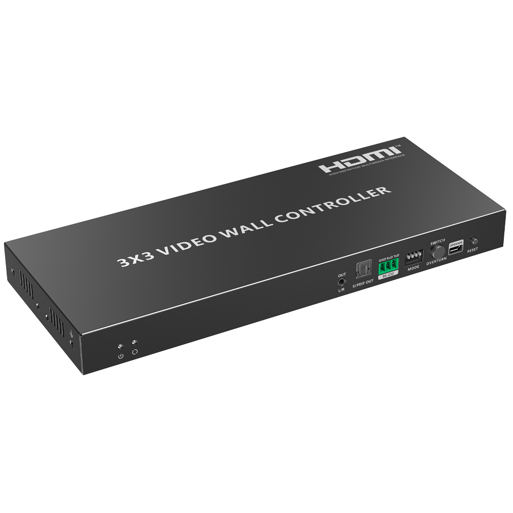 (HDMI-VW-9-4K) Electronica Videowall HDMI - Videowall 3x3 - Permite 1:9 - Resolución 4K
