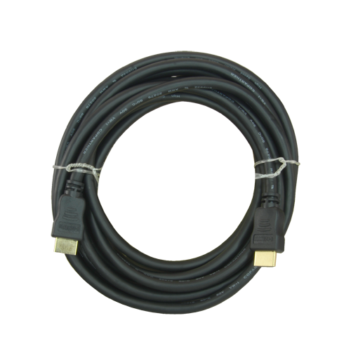 [HDMI1-5] (HDMI1-5) Câble HDMI - Connecteurs HDMI tipo A mâle - Haute Vitesse - 5 m - Couleur noir - Connecteurs anticorrosion