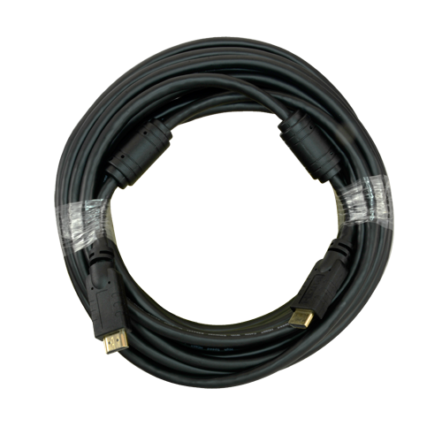 [HDMI1F-10] (HDMI1F-10) Câble HDMI - Connecteurs HDMI tipo A mâle - Couleur noir - Connecteurs anticorrosion