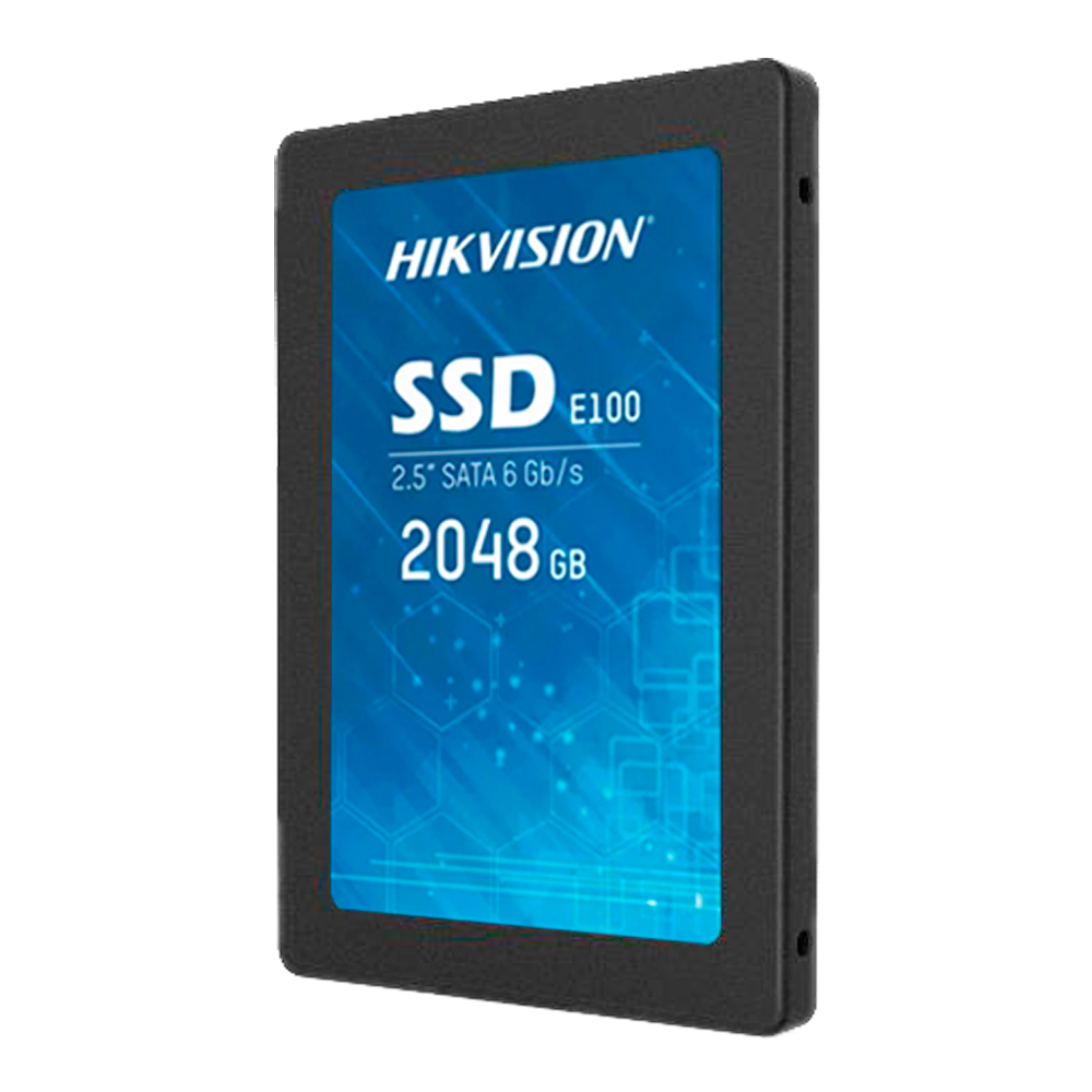 (HS-SSD-E100-2048G) Disque dur Hikvision SSD 2.5" - Capacité 2 TB - Interface SATA III - Vitesse d'écriture jusqu'à 430 MB/s - Longue durée de vie - 960 TBW