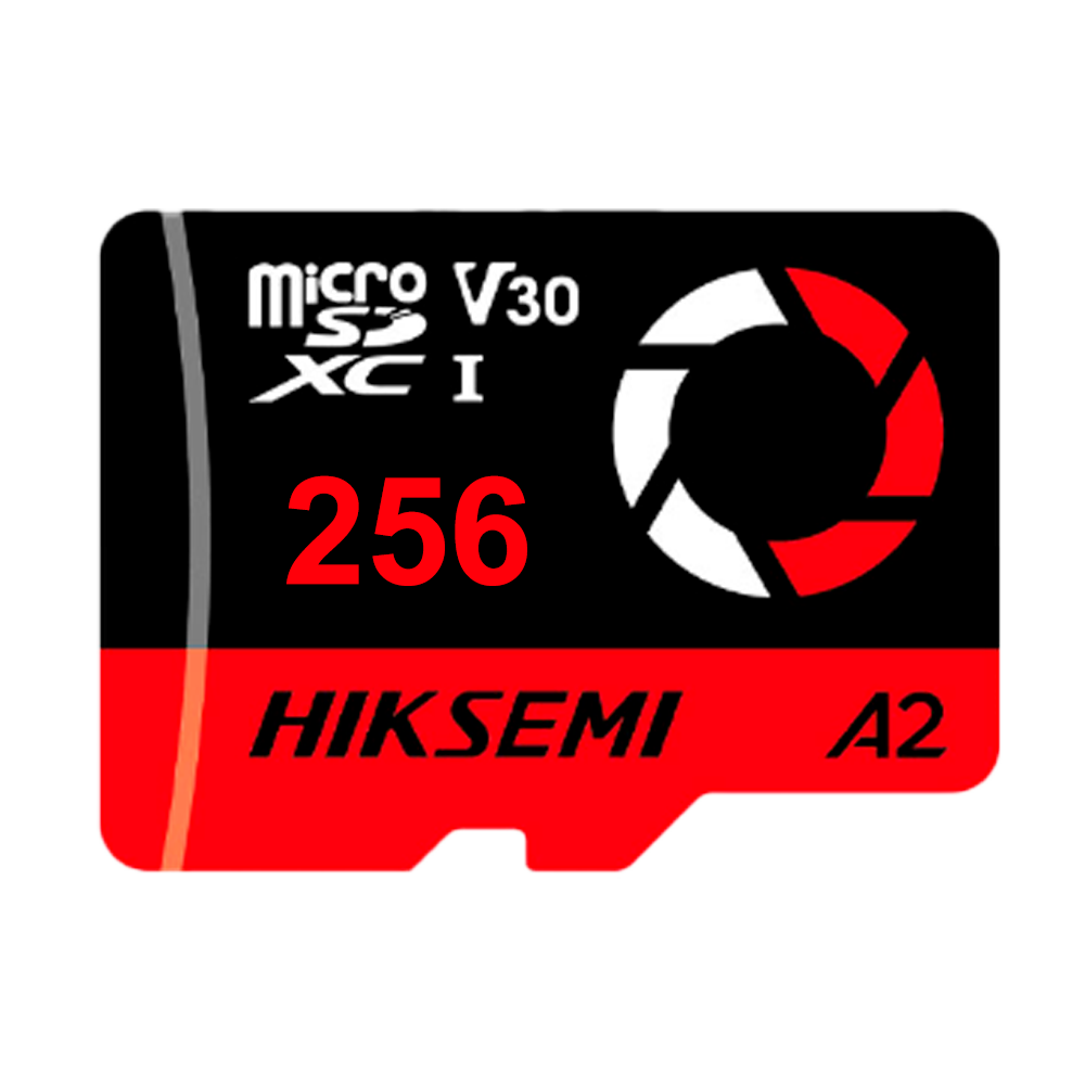 (HS-TF-E3STD/256G/CAPTURE/W) Tarjeta de memoria Hikvision - microSD | Capacidad 256 GB - Clase 10  | Velocidad escritura 150 MB/s - Hasta 3.000 ciclos de escritura - Formato exFAT - Ideal para vídeo e imágenes en 4K