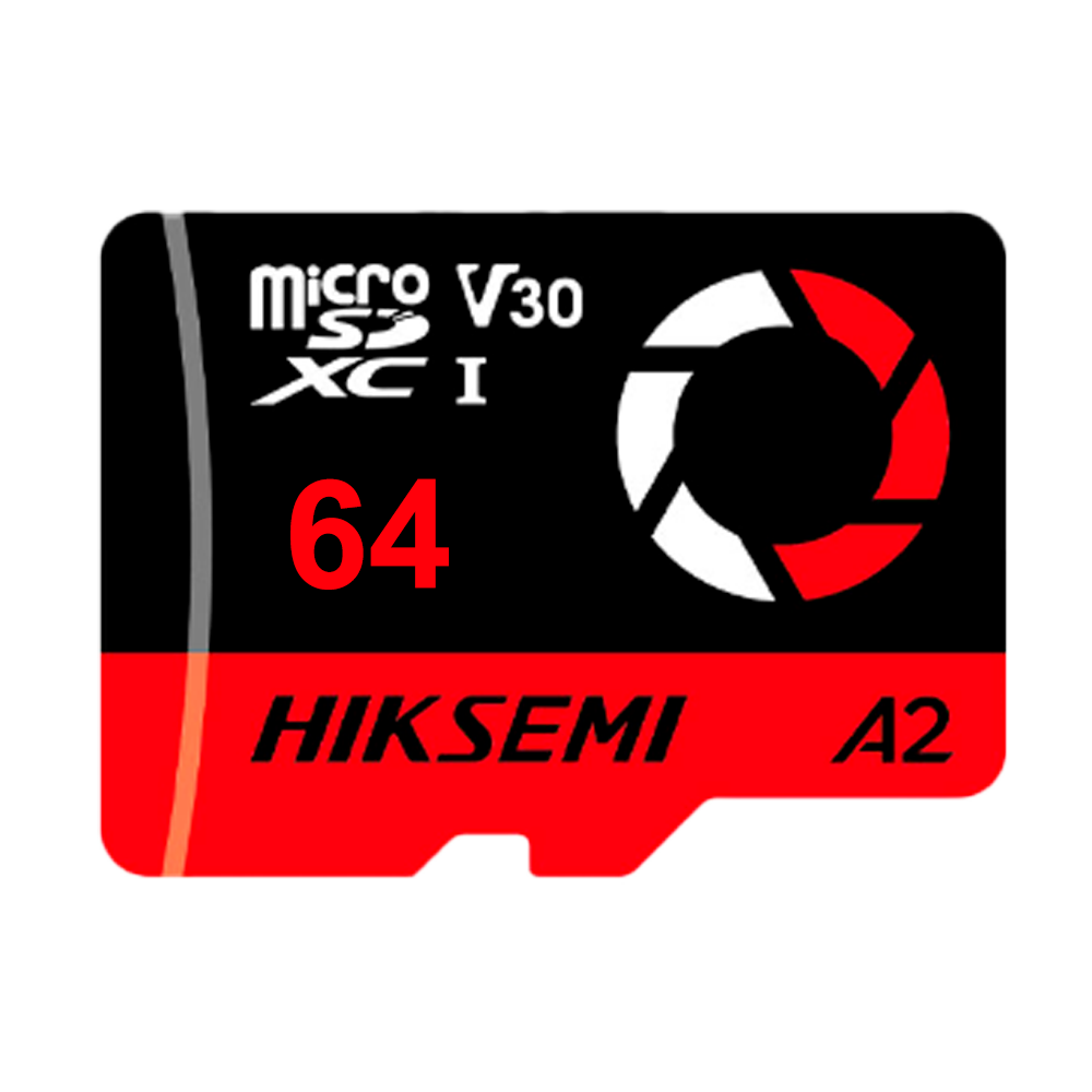(HS-TF-E3STD/64G/CAPTURE/W) Tarjeta de memoria Hikvision - microSD | Capacidad 64 GB - Clase 10  | Velocidad escritura 150 MB/s - Hasta 3.000 ciclos de escritura - Formato exFAT - Ideal para vídeo e imágenes en 4K