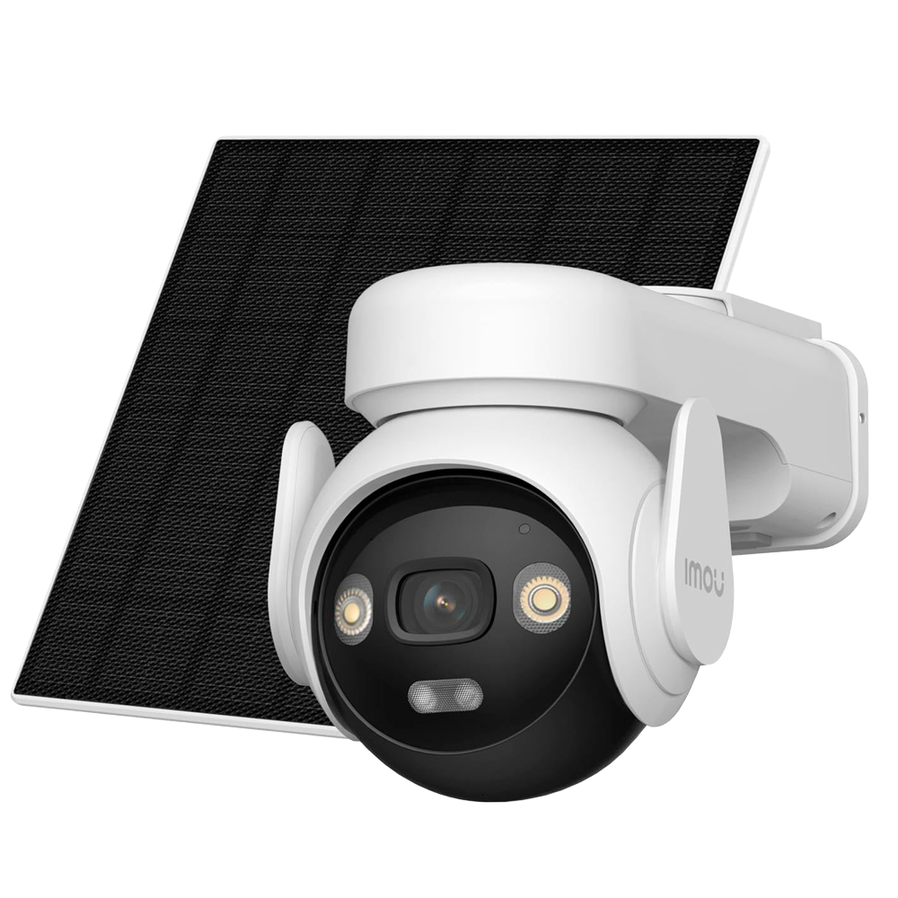 (IMOU-IPC-B7ED-5M1TEA-EU/FSP14) Cámara AOV PT WiFi &amp; 4G Imou 5 Megapixel - WiFi 2.4Ghz / 4G LTE /Batería 10000 mAh - Lente 3.6 mm / IR 20m / Led blanco - Detección de humanos por IA - Audio Bidireccional / Sirena &amp; Luz LED - Apta para exterior IP66