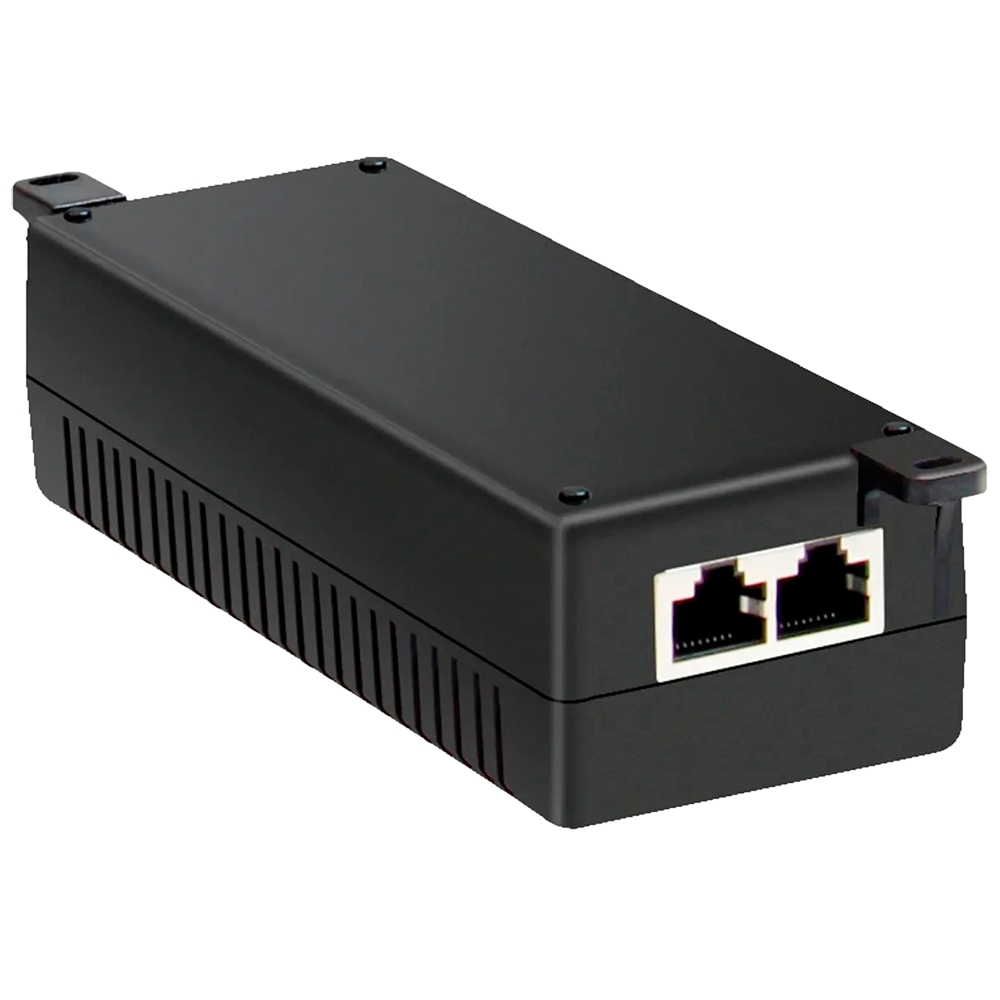 (INJ-POE-30W-V2) Injecteur PoE - Entrée/Sortie RJ45 10/100/1000 Mbps - Puissance 30 W - Distance maximale 100 m - PoE/PoE+ IEEE802.3af/at - Stabilisé et protégé
