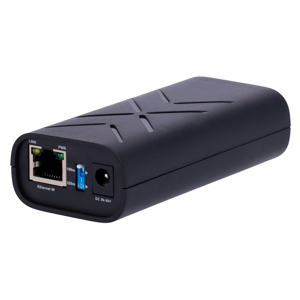 [INJ-POE-G-60W-DUAL] (INJ-POE-G-60W-DUAL) Injecteur PoE Double - Entrée RJ45 10/100/1000 Mbps - Puissance totale 60 W - Distance maximale 100 m - PoE/PoE+ IEEE802.3af/at - Stabilisé et protégé