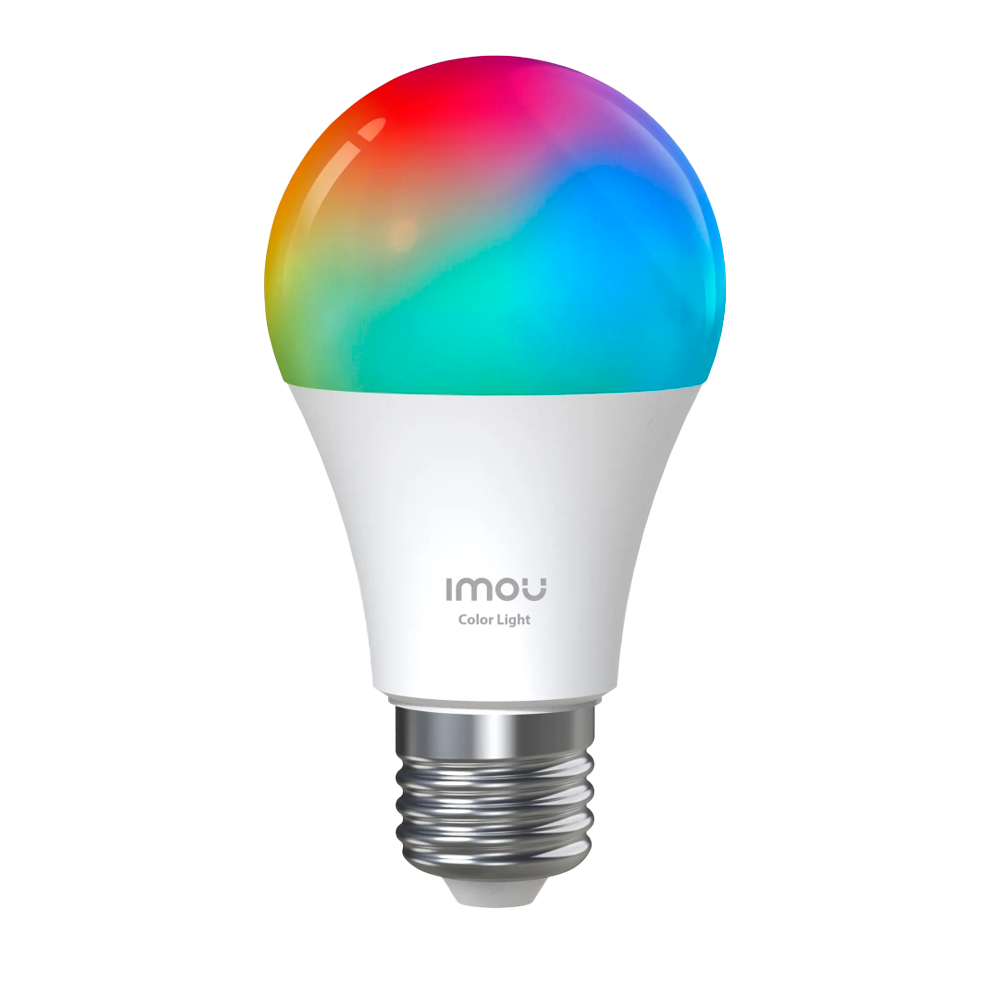 (IOT-CL2B-MAT-EU-IMOU) Imou Bombilla inteligente B5 WiFi 2.4GHz Matter - LED RGBW  - Brillo ajustable - Temperatura 2700K - 6500K - Casquillo E27 - Apta para interior