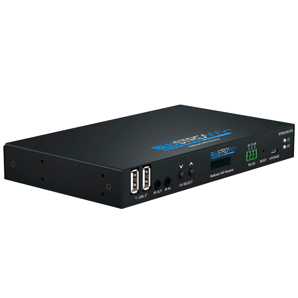 (IP200UHD-RX) Récepteur vidéo sur IP - Résolution UHD - 1 Entrée LAN (RJ45) - 1 sortie HDMI - Fonction KVM