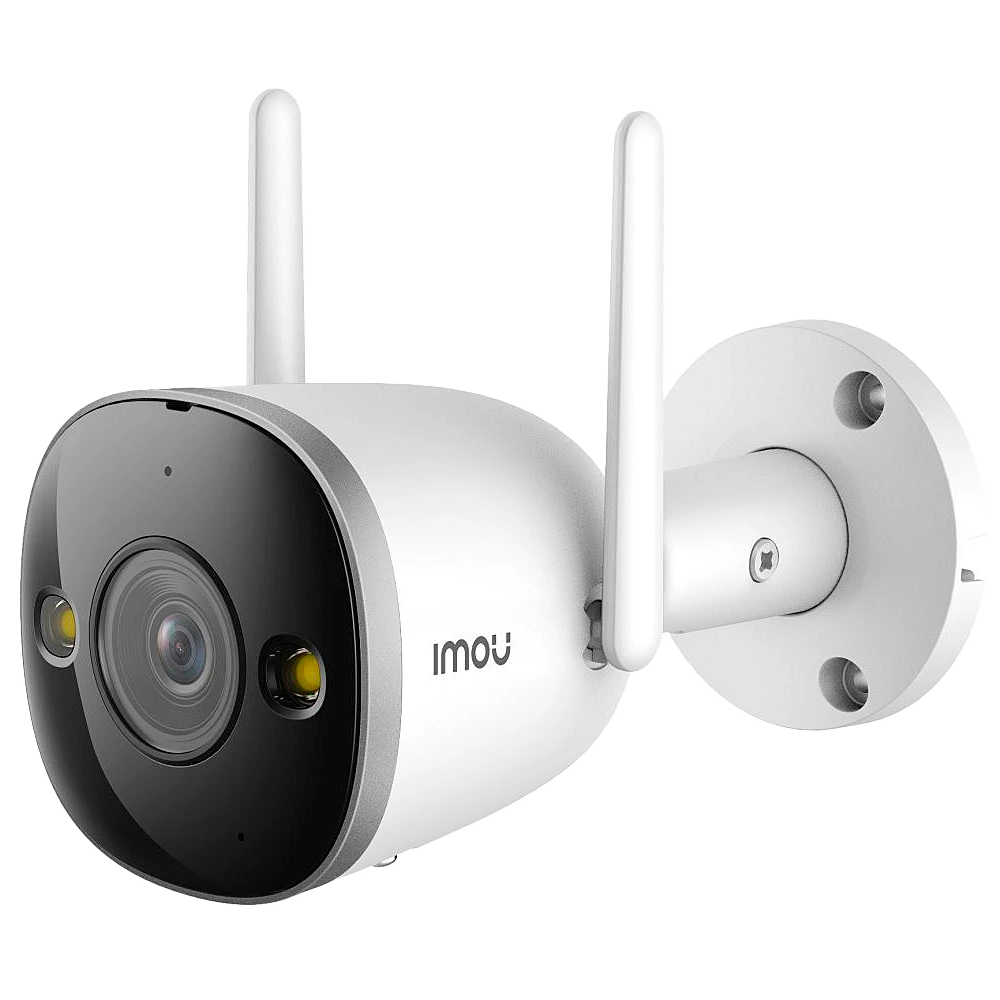 (IPC-F42FEP-0280B-IMOU) Caméra fixe Bullet 2 4MP - WiFi 2.4 GHz  - 2.8mm / IR + Smart Colour - Audio bidirectionnelle / Sirène + Flash - Détection des personnes - Apte pour extérieur / IP67
