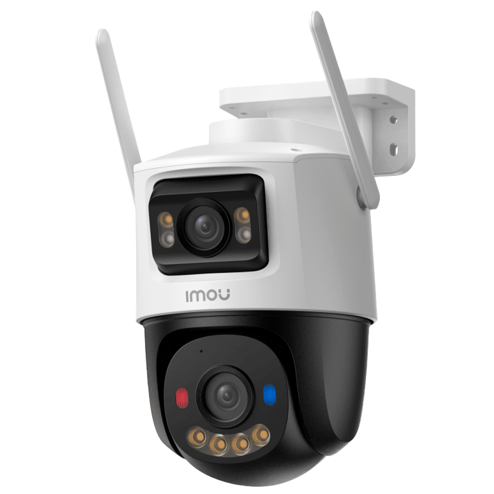 (IPC-S7XFP-8U0WED-IMOU) Cámara Wifi Doble Lente PT Imou 8 MP - Doble lente: Vista general y PT móvil - Visión nocturna Aurora Full Color con IA - Detecciones Smart Imou Sense integradas  - Carga algoritmos a demanda (AlgoPlay) - App Imou Life y Dahua