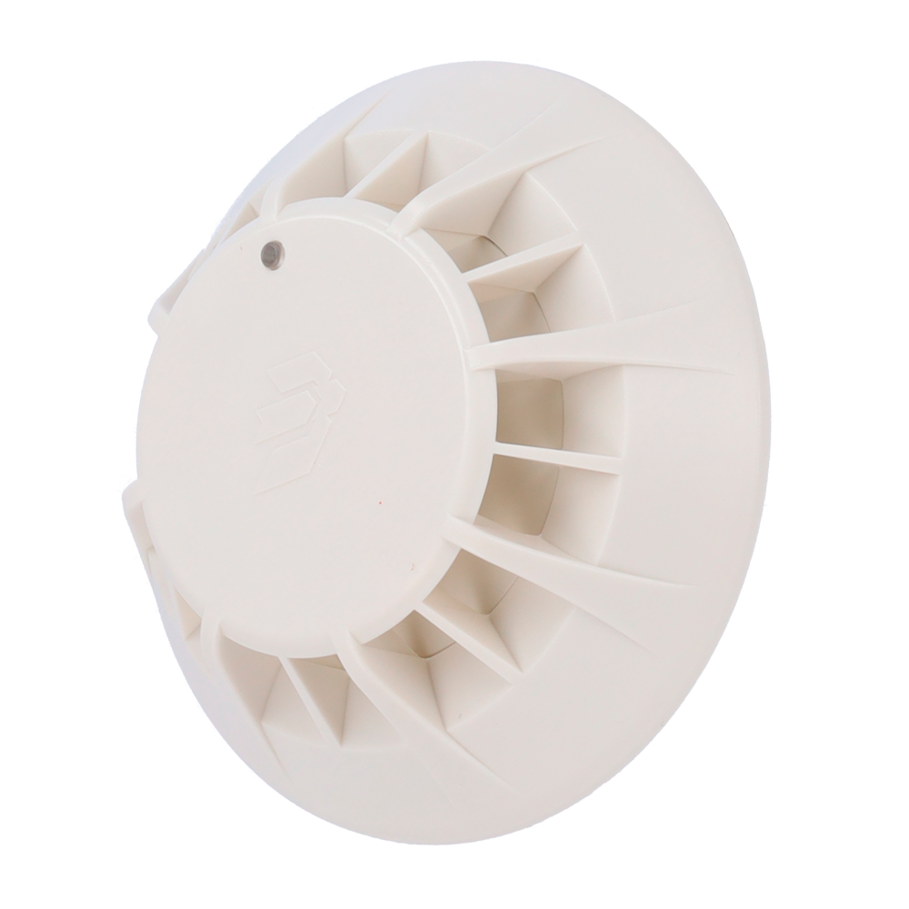 (JBE-2106) Détecteur thermique analogique Jade Bird - Sensibilité et classe ajustables (A2R, A2, A2S) - LED avec vision 360° - Sortie de l'indicateur à distance - Ne comprend pas la base - Certifié EN 54-5