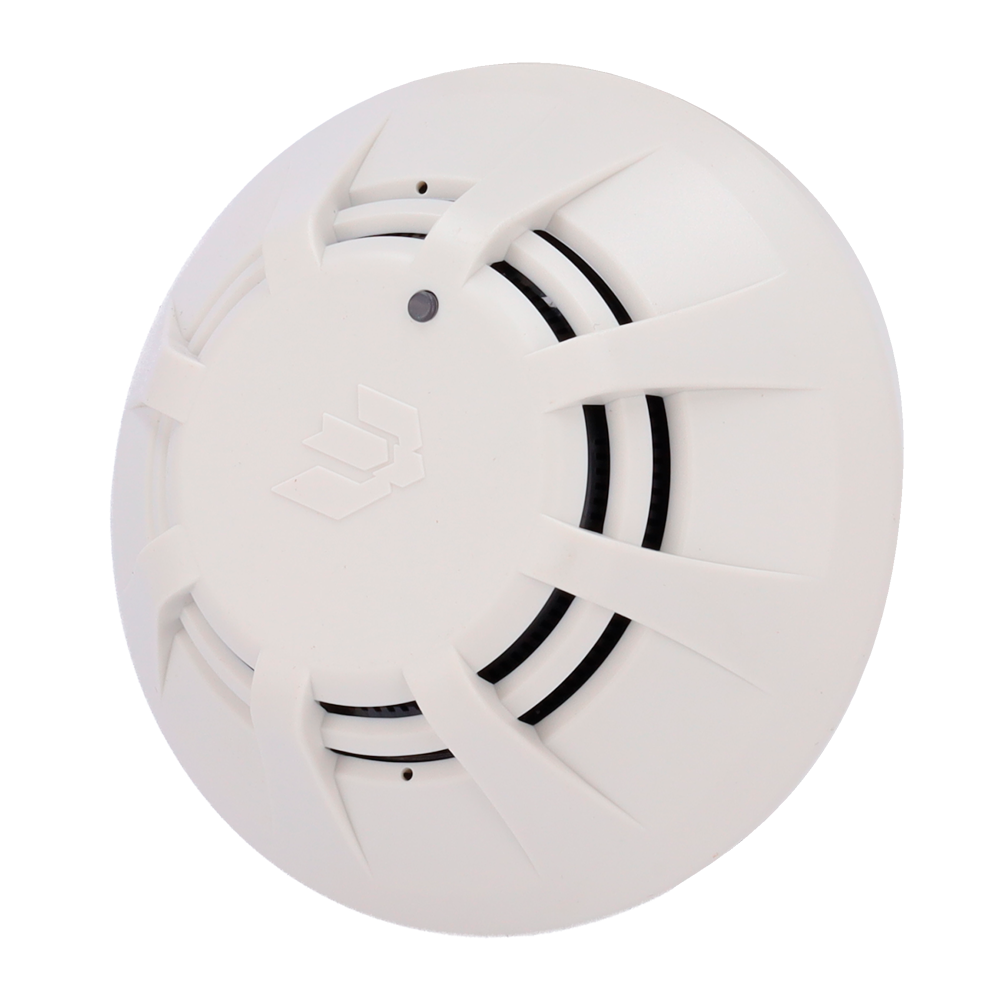(JBE-2111) Détecteur optique analogique Jade Bird - Sensibilité réglable (3 niveaux) - LED avec vision 360° - Sortie de l'indicateur à distance - Ne comprend pas la base - Certifié EN 54-7