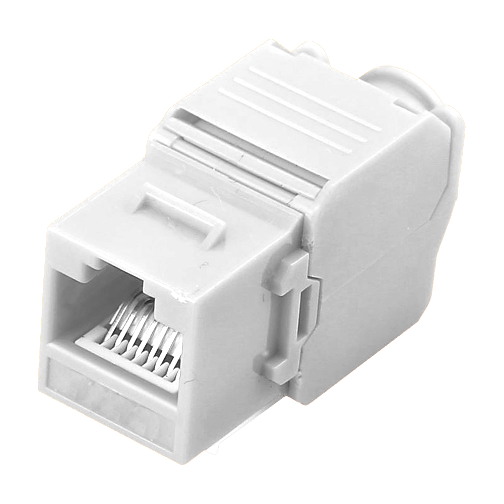 (KS5E-TL180) Connecteur pour câbles UTP - Connecteur sortie RJ45 - Compatible UTP categorie 5E - Installation facile sans outils - Faibles pertes