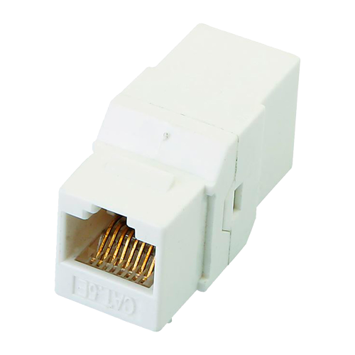 (KS6-RJ45) Connecteur - Connecteur d'épissage pour câble UTP - Connecteur entrée RJ45 - Connecteur sortie RJ45 - Compatible UTP categorie 6 - Faibles pertes