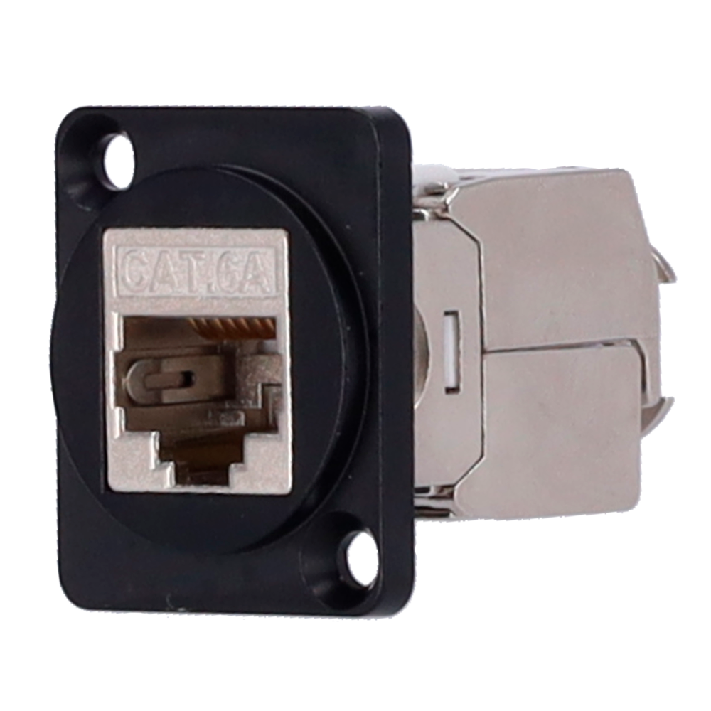 [KS6A-TL180-WALL] (KS6A-TL180-WALL) Connecteur pour câbles UTP - Connecteur sortie RJ45 - Compatible UTP categorie 6 - Installation facile sans outils - Compatible avec les panneaux XLR
