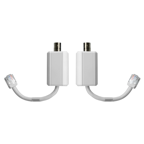 (LR1002) Extenseur EoC Branded - Ethernet via câble coaxial - Passif | Spécifique ePoE - Emetteur et recepteur sans distinction - Permet de transmettre 1 canal IP - Distance maximale 400 m