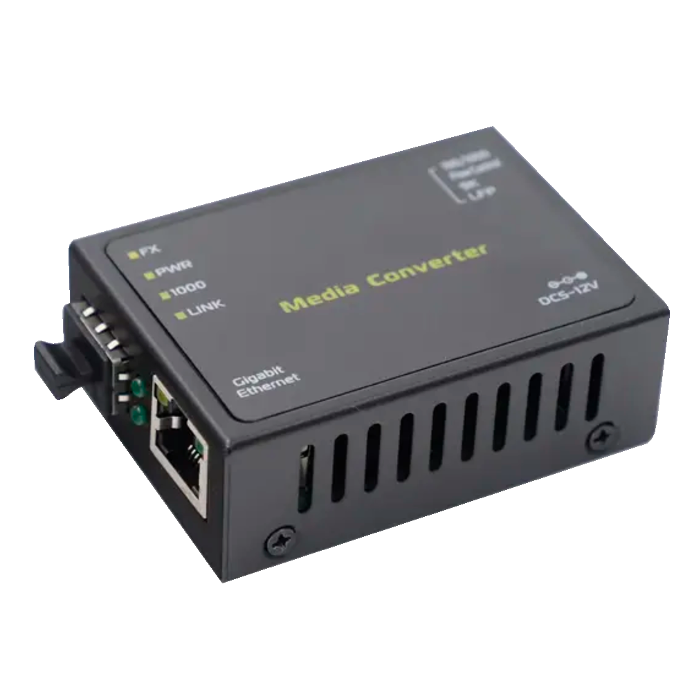 (MC-1GE-SFP-MINI) Convertisseur de médias - 1x Ethernet RJ45 - 1x SFP - Gigabit - 10/100/1000 Base-TX - Taille ultra compacte