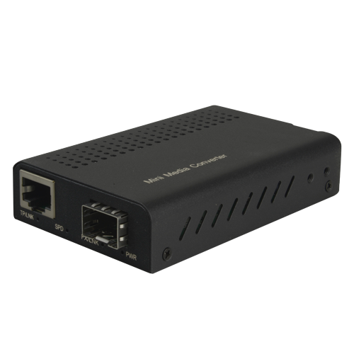 (MC-1GF-1GE) Convertisseur de médias - 1x Ethernet RJ45 - 1x SFP - Gigabit - 10/100/1000 Base-TX - Taille réduite