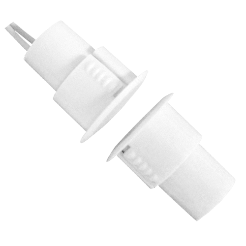 (MC-EMPC) Contact magnétique - Apte pour une installation sur métal - Technologie Reed Haute performance - Système de connexion par 2 fils - Résistance aux chocs mécaniques et électriques