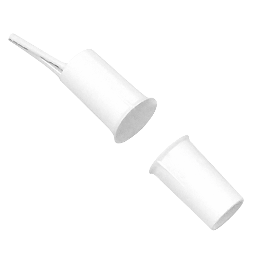 (MC-EWPC) Contact magnétique - Apte pour l'installation dans le bois - Technologie Reed - Système de connexion par 2 fils - Résistance aux chocs mécaniques et électriques