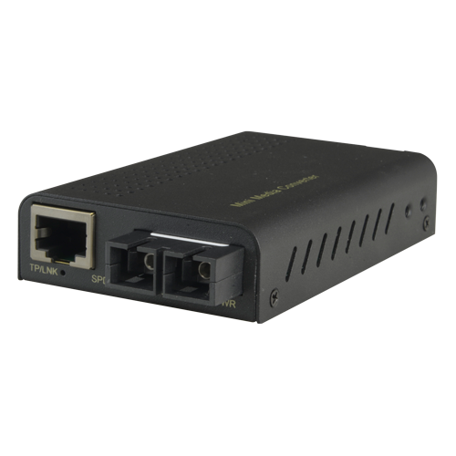 (MC-SC45-DM805) Convertisseur de médias - Ethernet RJ45 - Fibre multimode - Connecteur SC Duplex - TRx 850 nm - Gigabit - Max 550 m