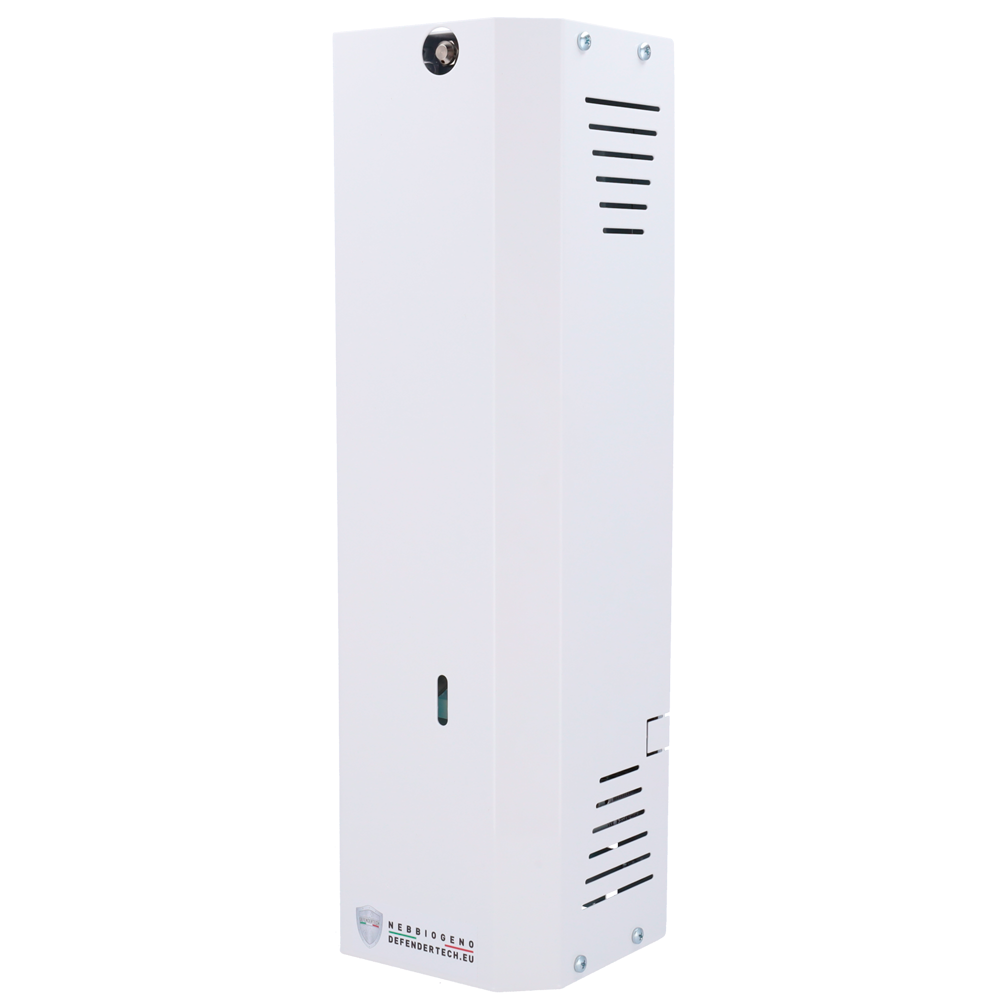 (MF-25-AJ) Générateur de brouillard Defendertech - 2 relais Ajax installés pour armement et déclenchement - 200 m3 en 60" - Batterie non incluse - Jusqu'à 3.5 minutes de capacité - Ne laisse aucune trace après le déclenchement