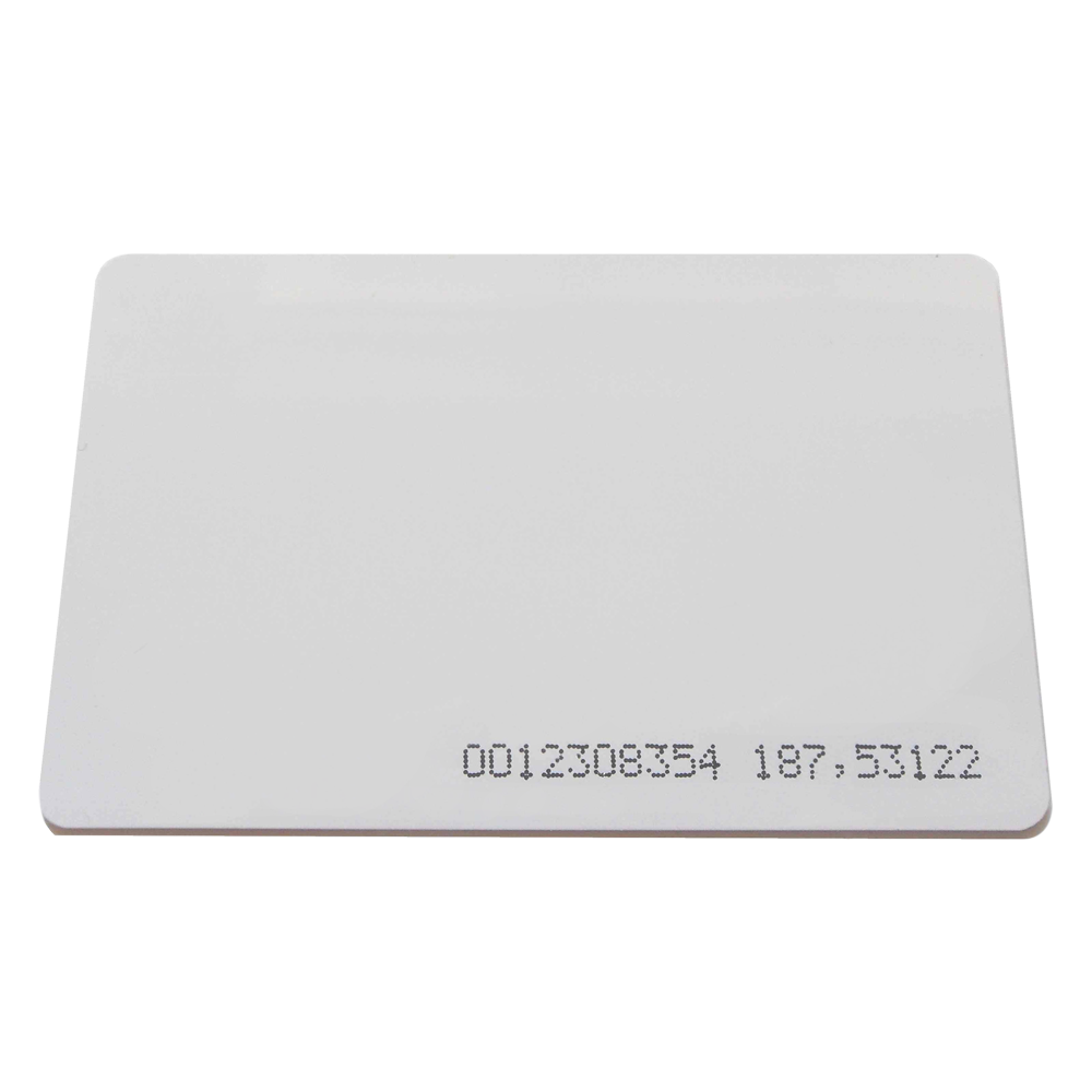 [MF-CARD-N] (MF-CARD-N) Carte de proximité numérotée - ID par radiofréquence | Mémoire 1K - MF passif | Format CR80 - Haute fréquence 13.56 MHz - Leger - Sécurité maximale
