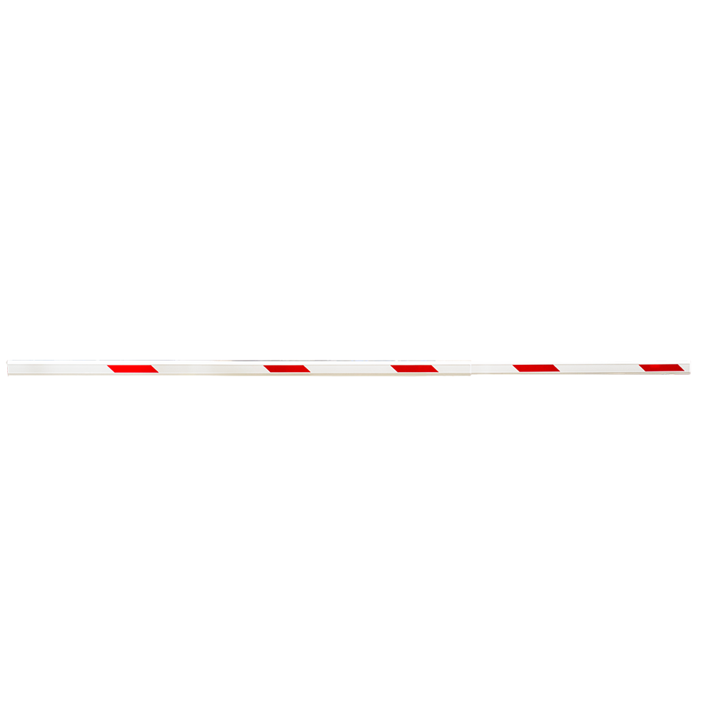 (PB-BOOM501-TELESCOPIC-6M) Bras de barrière pour parking - Compatible avec PB-501x-SERVO - Bras droit télescopique jusqu'à 6 m - Fabriqué en aluminium - LED optionnelles à part - Installation simple
