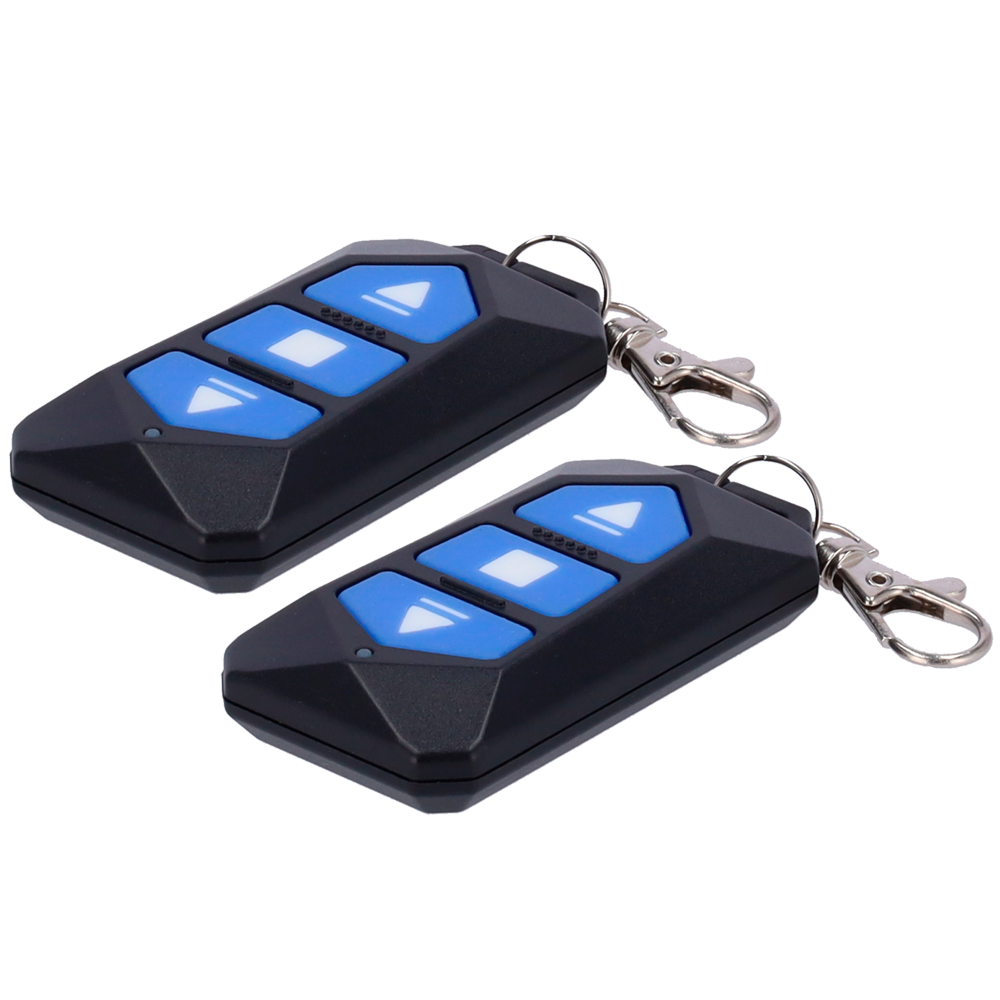 (PB-REMOTECONTROL) Télécommande pour barrière de parking - Boutons de montée, de descente et d'arrêt - Alimentation CR2032 3V - Comprend deux unités - Compatible avec PB-PARKBARRIER-ULTRA707