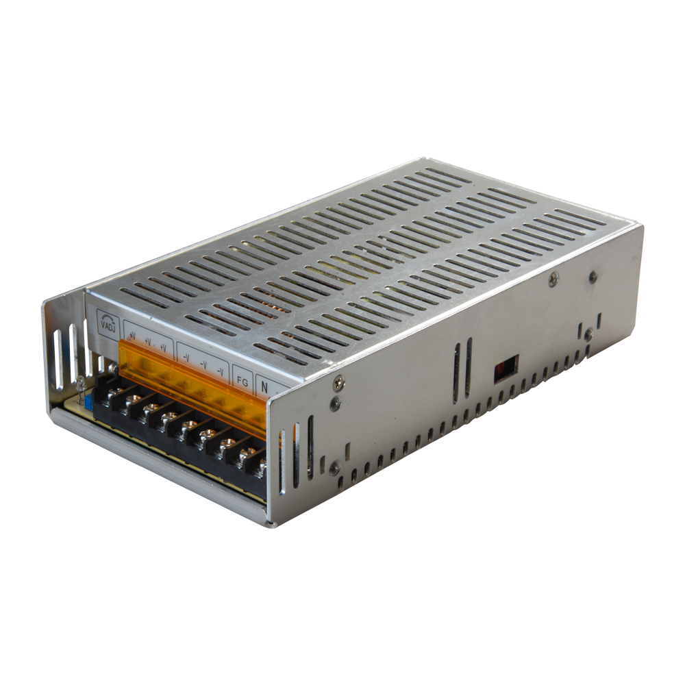 (PD-240-12) Source d'alimentation commuée - Entrée AC 100V~240V - Sortie DC 12 V / 20 A (240 W) - Protection grâce à un fusible rearmable - Source d´alimentation DC 12 V / 20 A - Caisson metalique