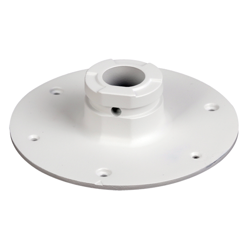 (PFA108) Support plafond - Apte pour dômes motorisés - Fabriqué en aluminium - 40 (H) x 140 (Ø) mm - Passage de câble