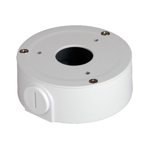 (PFA134) Boite de connexions - Pour caméras dôme - Convient pour une utilisation en extérieur - Installation dans un plafond ou un mur - Aluminium et acier galvanisé - Passage de câble