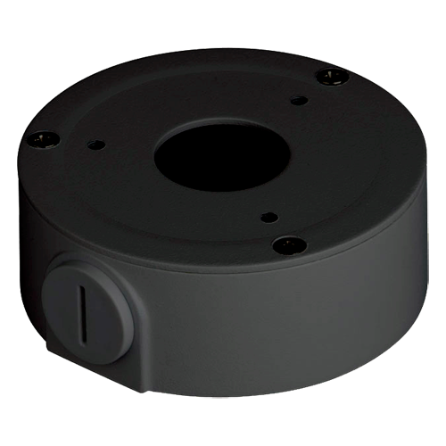(PFA134-B) Boite de connexions - Pour caméras dôme - Convient pour une utilisation en extérieur - Installation dans un plafond ou un mur - Aluminium et acier galvanisé - Passage de câble