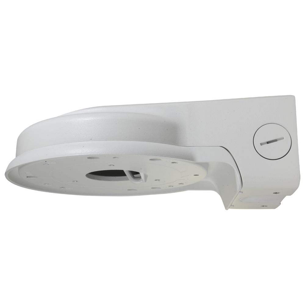 (PFB211W) Support mural - Pour caméras dôme - Adapté pour une utilisation extérieure - Couleur blanche - Charge maximale 3 Kg - Passage de câble