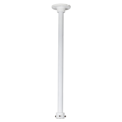 (PFB220C) Support plafond - Hauteur 767 mm - Adapté pour une utilisation extérieure - Couleur blanche - Compatible avec XSECURITY - Passage de câble