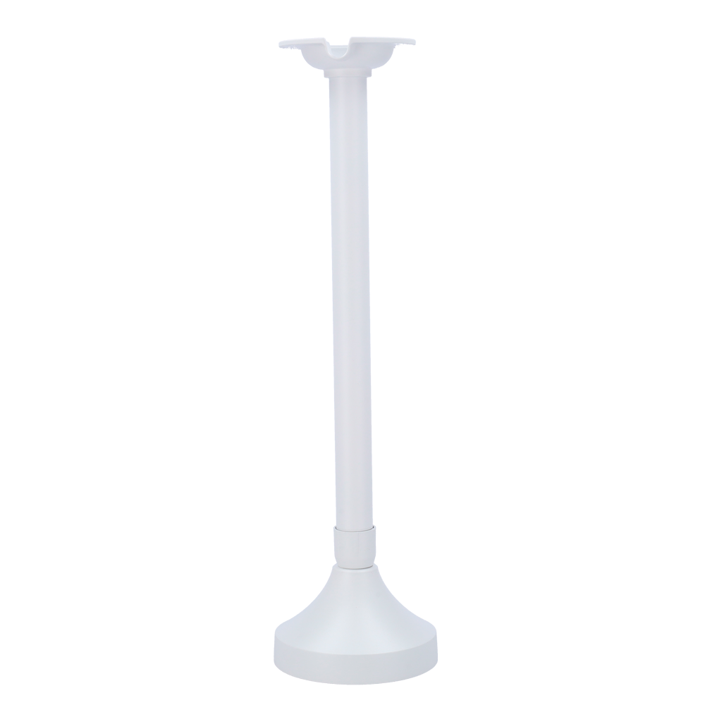 (PFB2211C) Support de toit extensible - Hauteur 475-800 mm - Adapté pour une utilisation extérieure - Compatible avec XSECURITY - Passage de câble - Couleur blanche