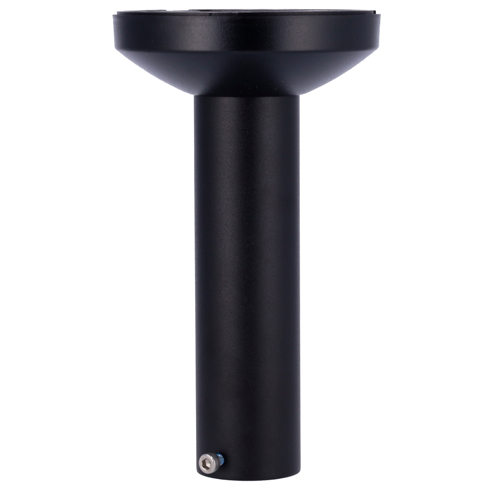(PFB300C-BLACK) Support plafond - Hauteur 240 mm - Adapté pour une utilisation extérieure - Couleur noir - Compatible avec XSECURITY - Passage de câble