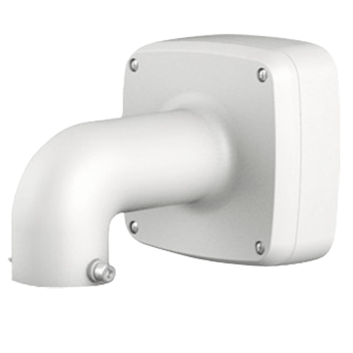 (PFB302S) Support mural - Pour caméras dôme - Adapté pour une utilisation extérieure - Couleur blanche - Passe câble - 134 mm (H) x 134 (L) x 187,5 (Pr) mm