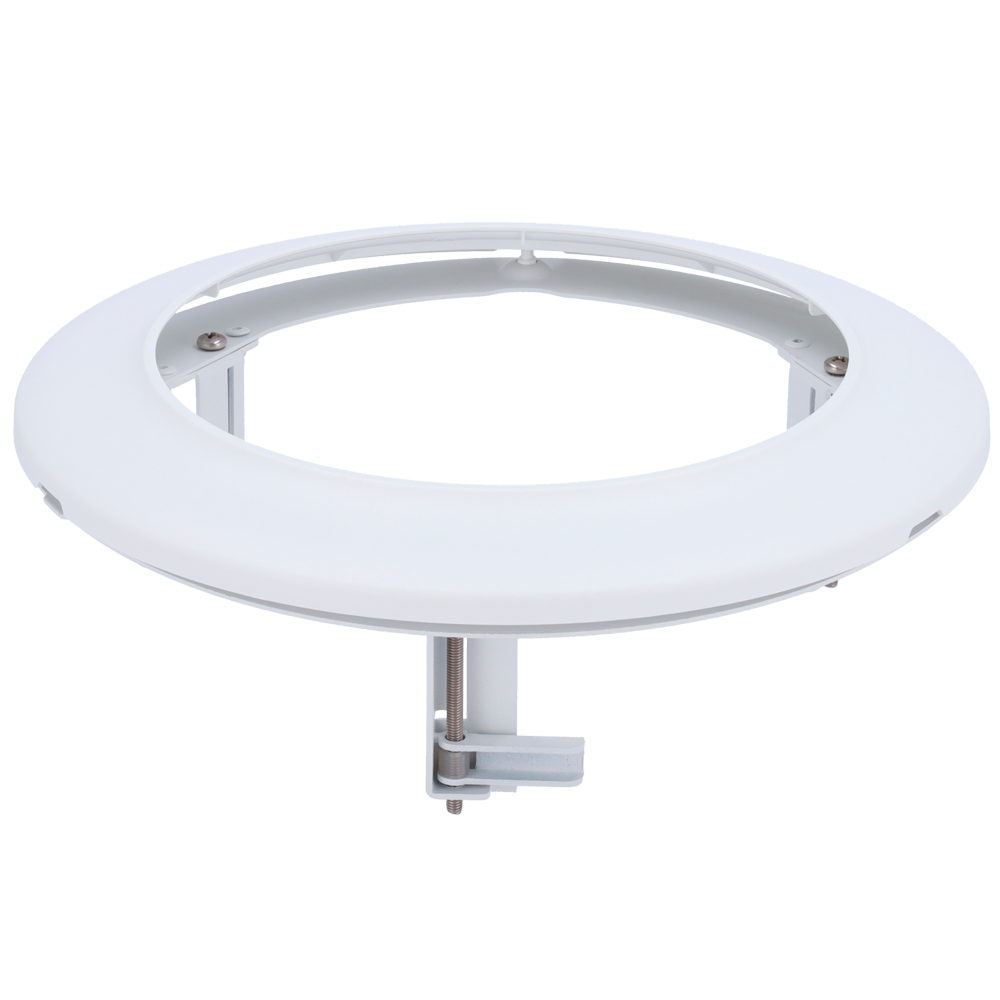 (PFB5310C) Support à encastrer - Pour caméras dôme - Adapté pour une utilisation extérieure - Couleur blanche - Charge maximale 3 Kg - 78 mm (H) x 238 (Ø) mm