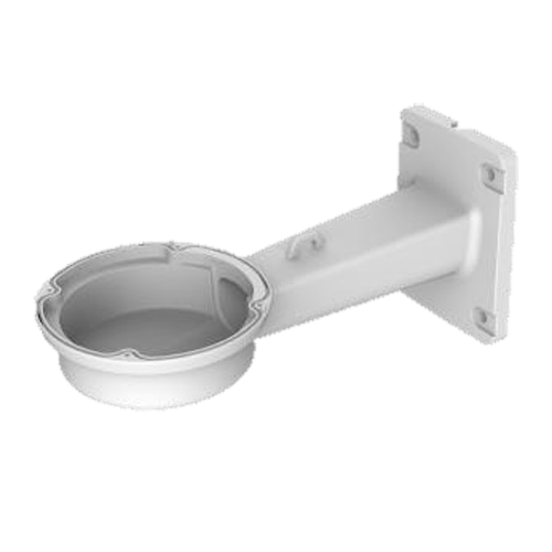 (PFB730W) Support mural - Pour le positionnement de caméras dômes - Aluminium - Couleur blanche - Charge maximale 3.6 Kg - Passage de câble