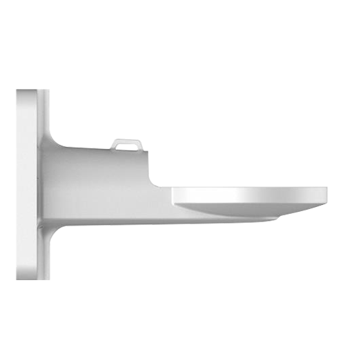(PFB731W) Support mural - Pour le positionnement de caméras dômes - Aluminium - Couleur blanche - Charge maximale 30 Kg - Passage de câble