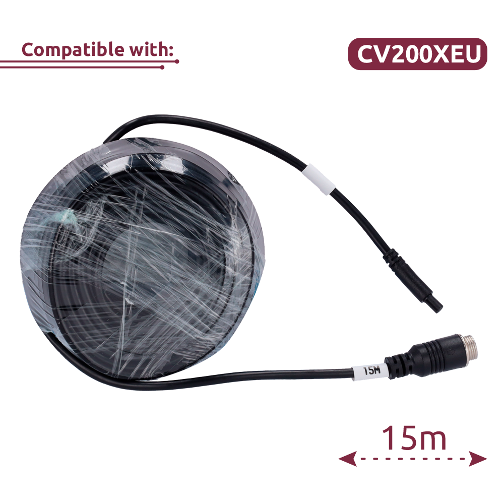 (QL-CAM-EXT-CABLE-A2B-15M) Cable extensor para cámara A2B-15M - Longitud 15M - Compatible con CV200XEU