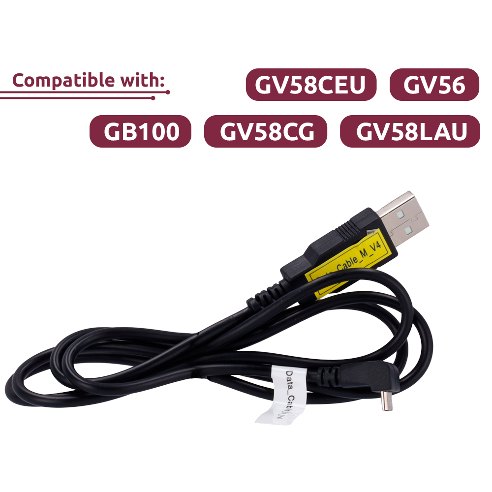 (QL-DATA-CABLE-M-V4) Cable de datos USB a micro USB - Compatible con GV56/GV58CEU/GV58LAU/GV58CG/GB100