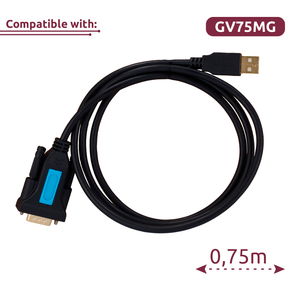 (QL-GV75MG-CK) Quecklink - Cable de configuración - Compatible con GV75MG