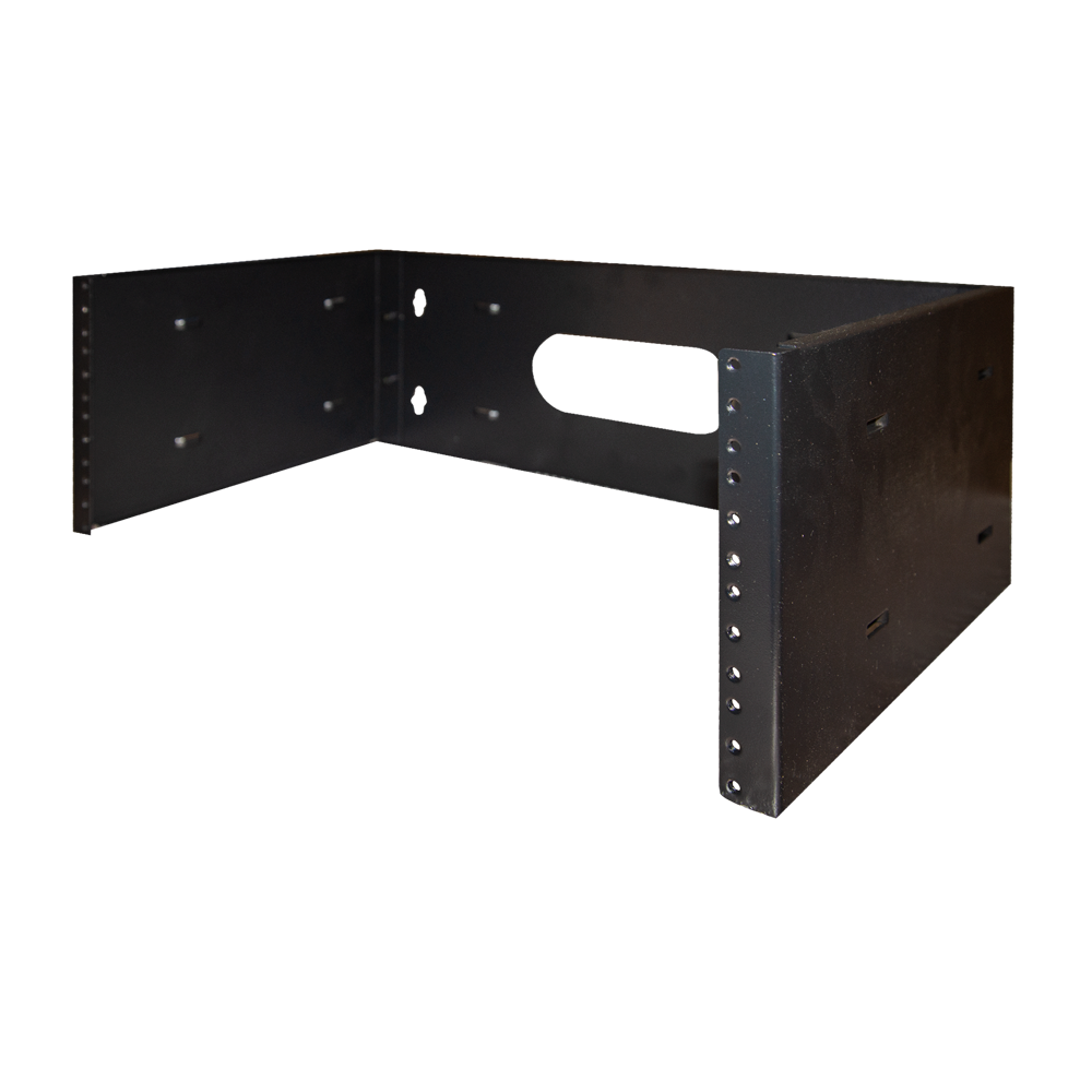 [RACK-OPEN-4U] (RACK-OPEN-4U) Armoire rack murale à rayonnages ouverts - Jusqu'à 4U rack de 19" - Structure de 2 postes - Degré de protection IP20 - Fourni démonté
